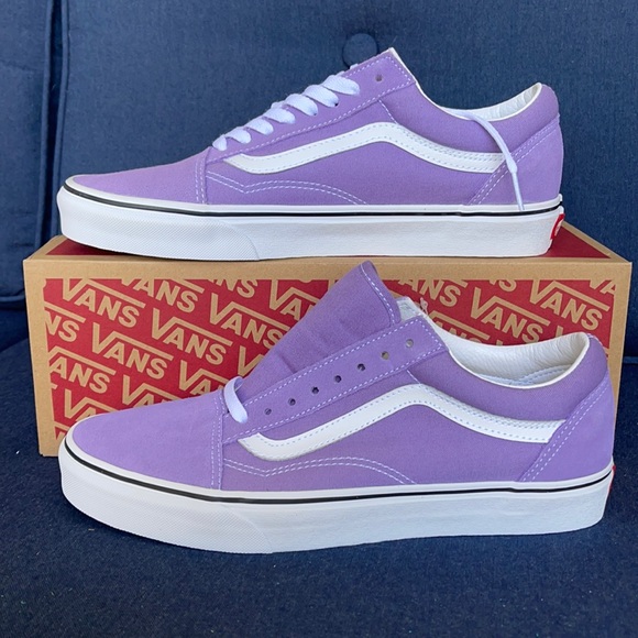 vans old skool chalk violet